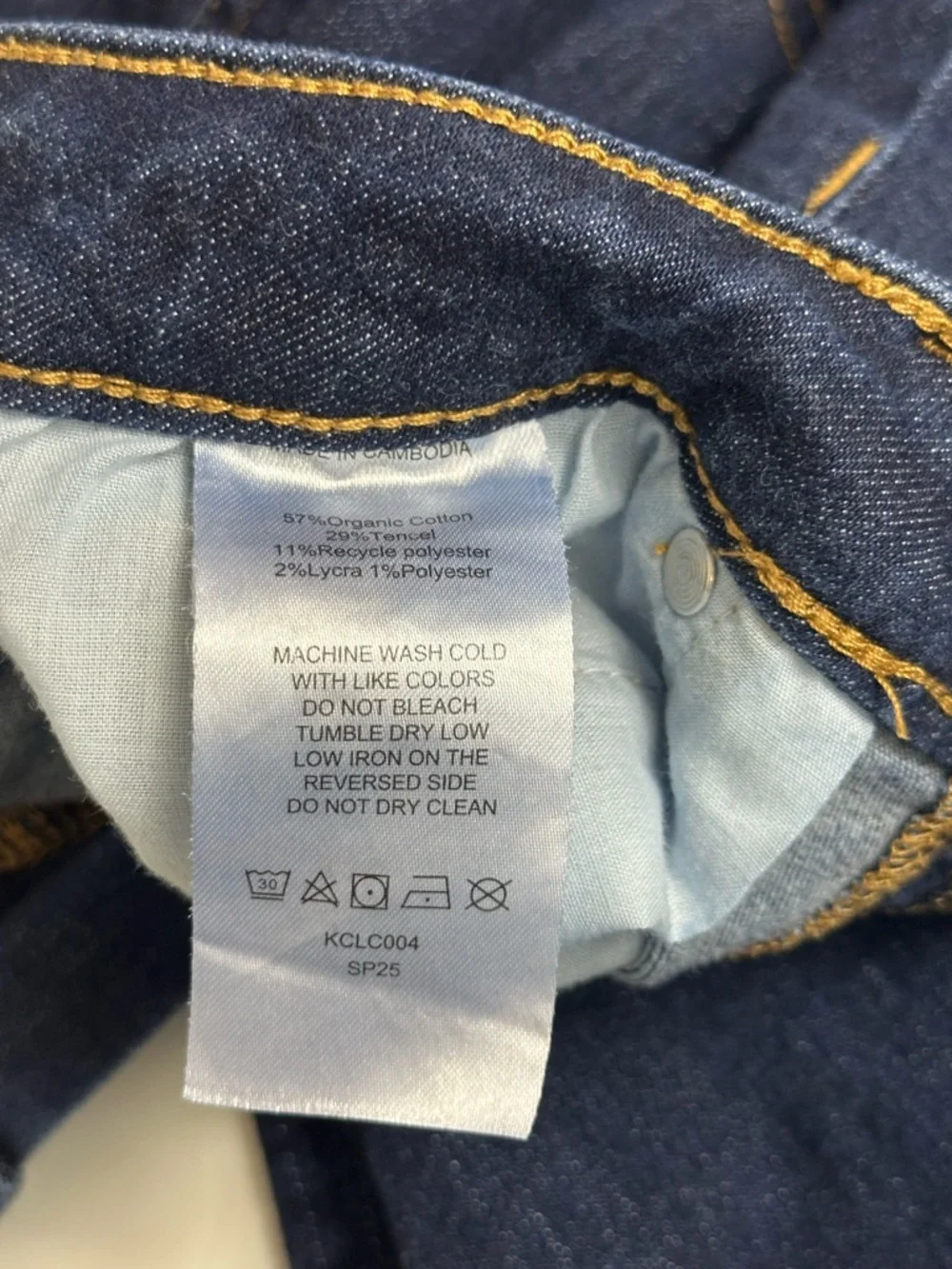 Quince Bella Stretch High Rise Dark Wash Organic Cotton Skinny Jeans Size 30